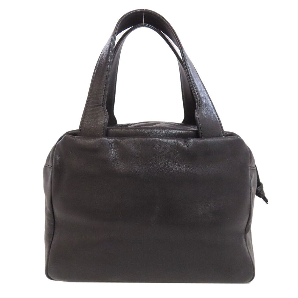Loewe Lambskin Handbag 2way Anagram Black